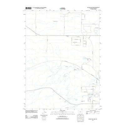2012 Map of Round Top Lake, 2012 Print