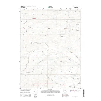 2015 Map of Round Top Lake, 2015 Print