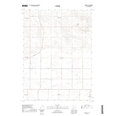 2017 Map of Round Top, 2017 Print