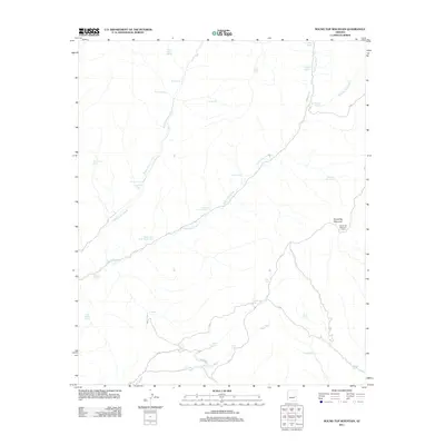 2011 Map of Round Top Mountain, 2011 Print