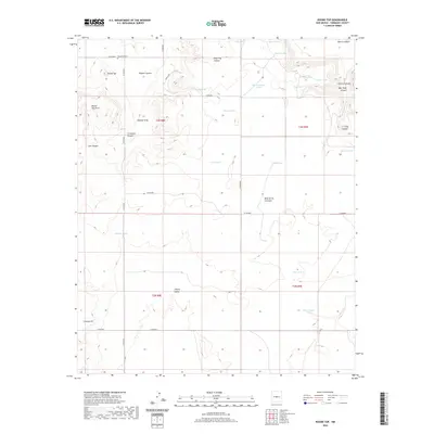 2020 Map of Round Top, 2020 Print