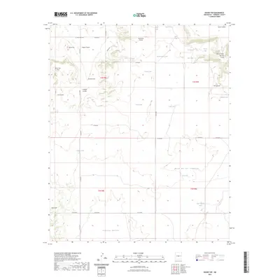 2023 Map of Round Top, 2023 Print
