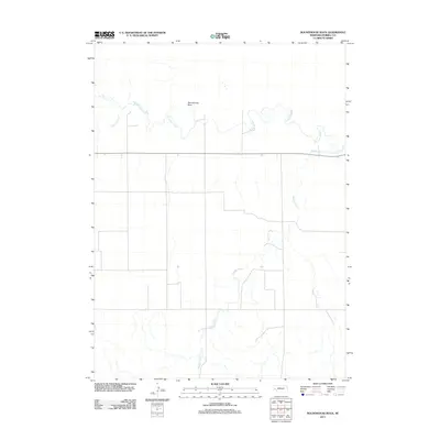 2011 Map of Roundhouse Rock, 2011 Print