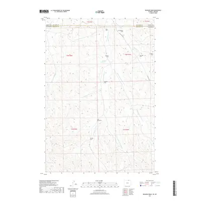 2017 Map of Roundup Draw, 2017 Print