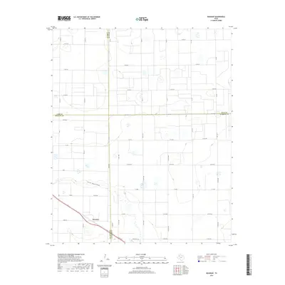 2019 Map of Roundup, 2019 Print