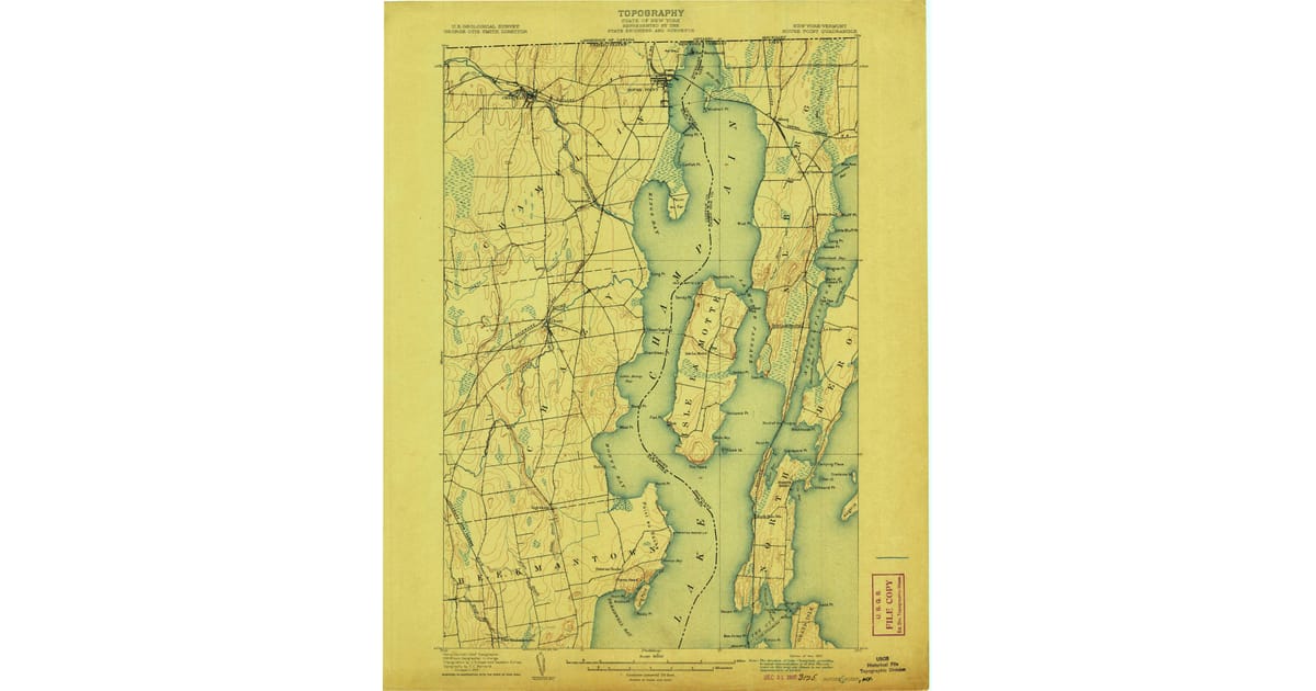 1900 1909 Maps of Isle La Motte - Rouse Point Clinton County Ny Usgs Topo 1907 Og 1200x630