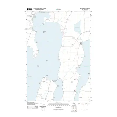 2011 Map of Rouses Point, 2011 Print