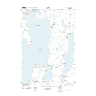 2013 Map of Rouses Point, 2013 Print