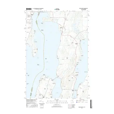 2016 Map of Rouses Point, 2016 Print