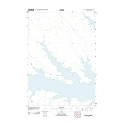 2012 Map of Rousseau Creek, 2012 Print