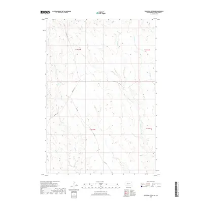 2017 Map of Rousseau Creek NW, 2017 Print