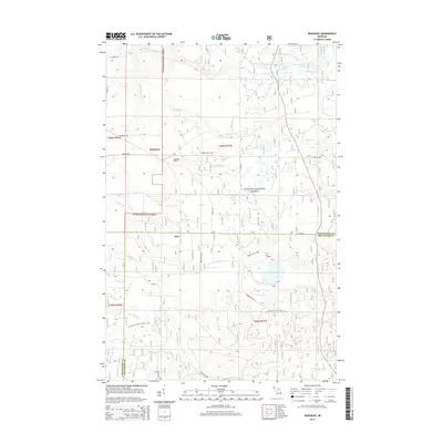 2014 Map of Rousseau, 2014 Print