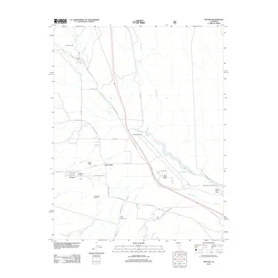 2012 Map of Rovana, 2012 Print