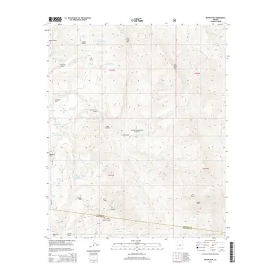 2014 Map of Rover Peak, 2014 Print