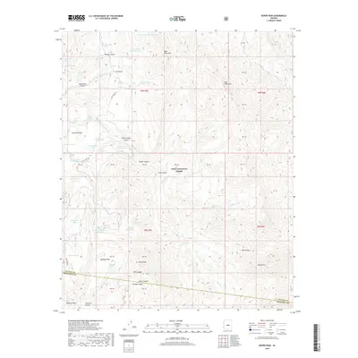 2018 Map of Rover Peak, 2018 Print