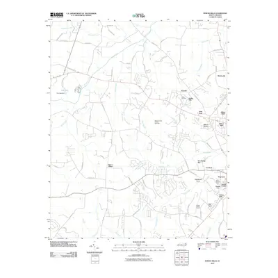 2010 Map of Rowan Mills, 2010 Print
