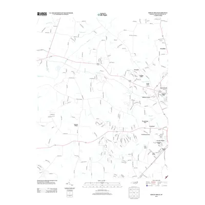 2013 Map of Rowan Mills, 2013 Print