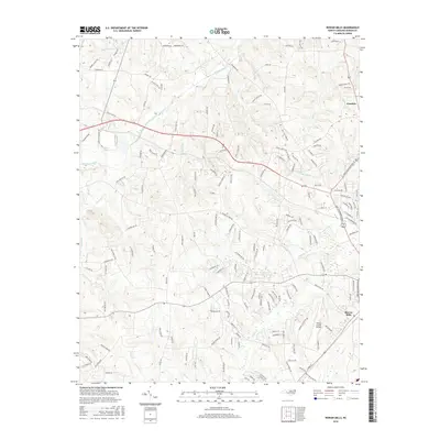 2016 Map of Rowan Mills, 2016 Print