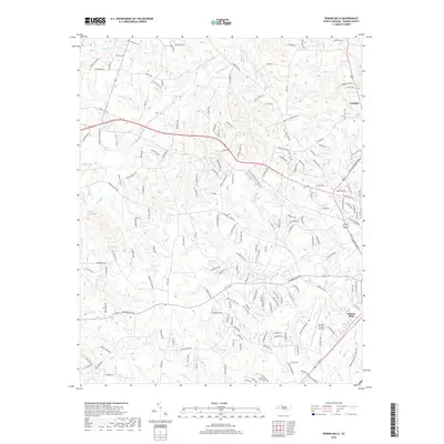 2019 Map of Rowan Mills, 2019 Print