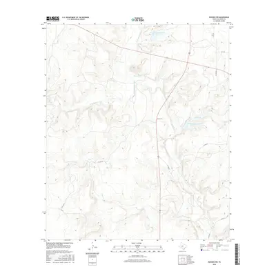 2016 Map of Rowden NW, 2016 Print