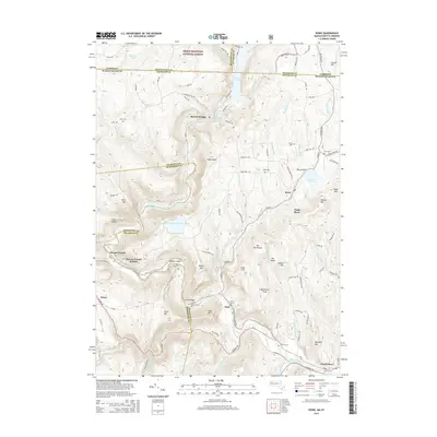 2015 Map of Rowe, 2015 Print