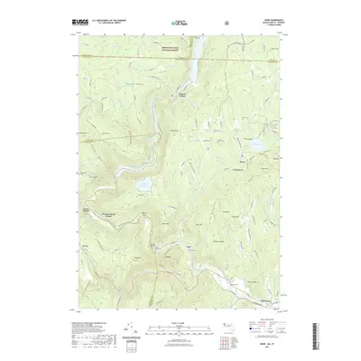 2021 Map of Rowe, 2021 Print