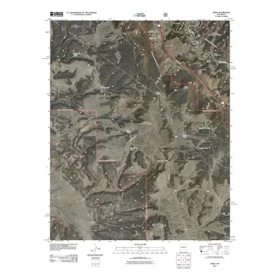 2011 Map of Rowe, 2011 Print