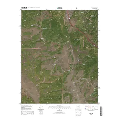 2013 Map of Rowe, 2013 Print