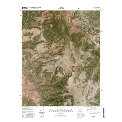 2017 Map of Rowe, 2017 Print