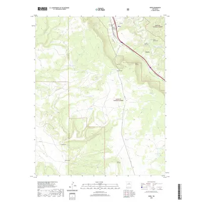 2020 Map of Rowe, 2020 Print
