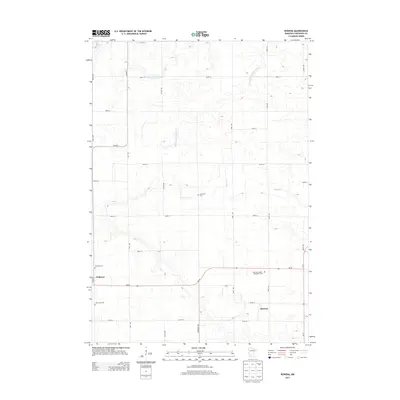 2013 Map of Rowena, 2013 Print