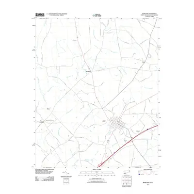 2011 Map of Rowland, 2011 Print