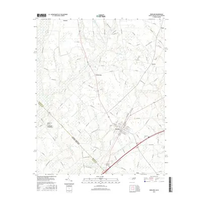 2016 Map of Rowland, 2016 Print