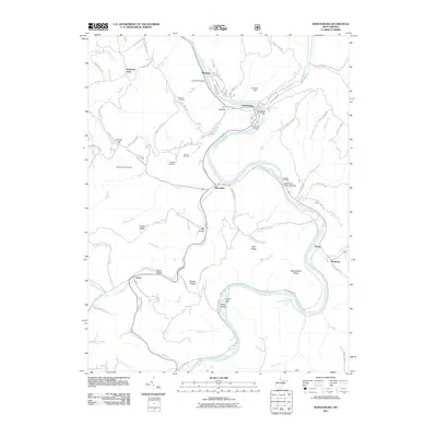 2011 Map of Rowlesburg, 2011 Print