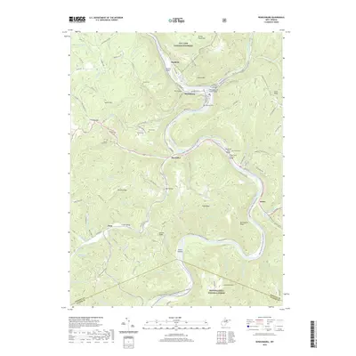2019 Map of Rowlesburg, 2019 Print