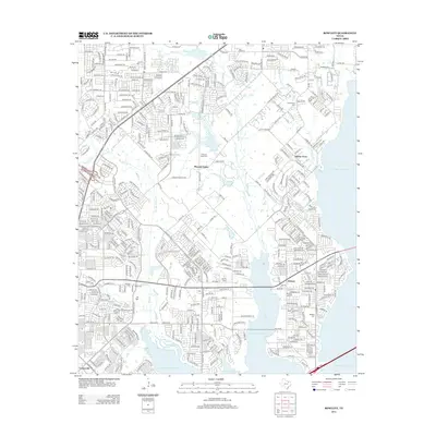 2012 Map of Rowlett, 2012 Print