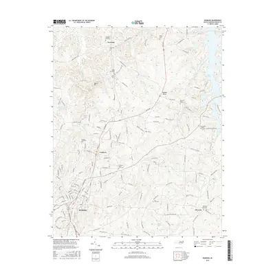 2016 Map of Roxboro, 2016 Print