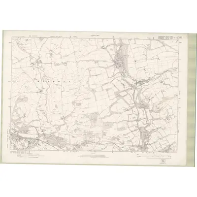 1919 Map of Roxburghshire Sheet nIV, 1924 Print