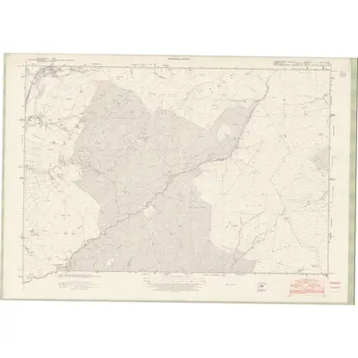 1948 Map of Roxburghshire Sheet nXLI & nXLIII, 1952 Print