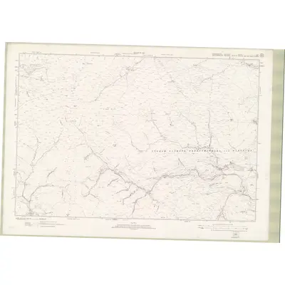 1918 Map of Roxburghshire Sheet nXXIa, 1925 Print