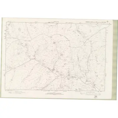 1917 Map of Roxburghshire Sheet nXXXII & nXXXIIa, 1925 Print