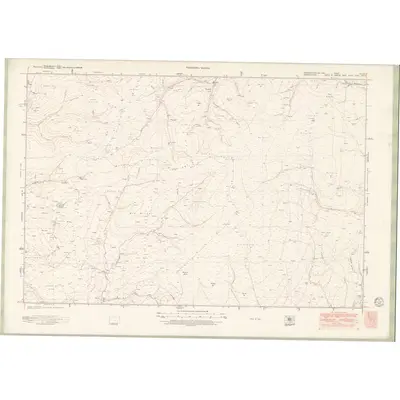 1948 Map of Roxburghshire Sheet nXXXVII, 1951 Print