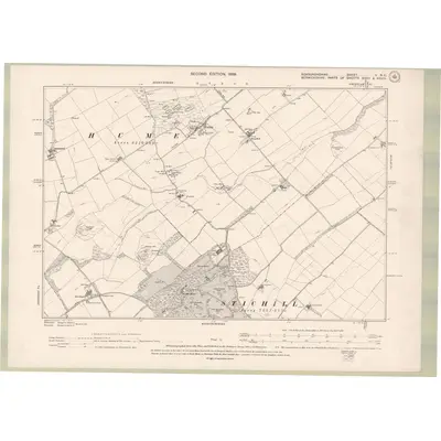 1897 Map of Roxburghshire Sheet V.NE, 1899 Print