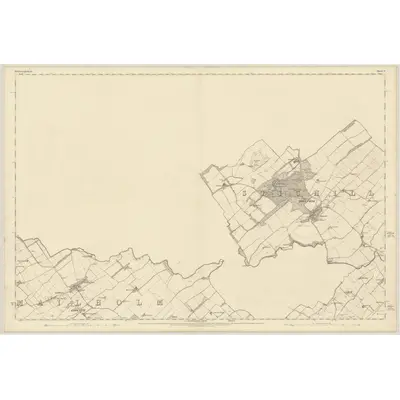 1858 Map of Roxburghshire, Sheet V, 1863 Print