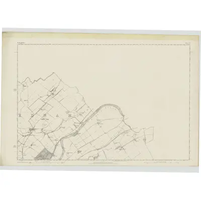 1859 Map of Roxburghshire, Sheet VI, 1863 Print