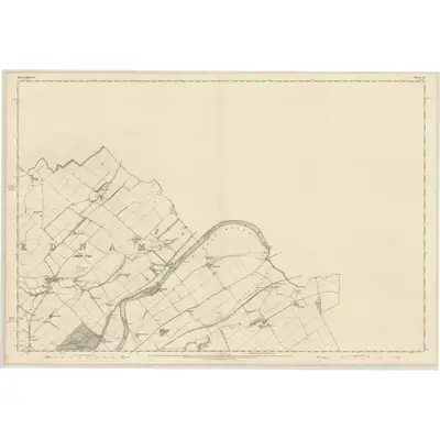 1859 Map of Roxburghshire, Sheet VI, 1863 Print