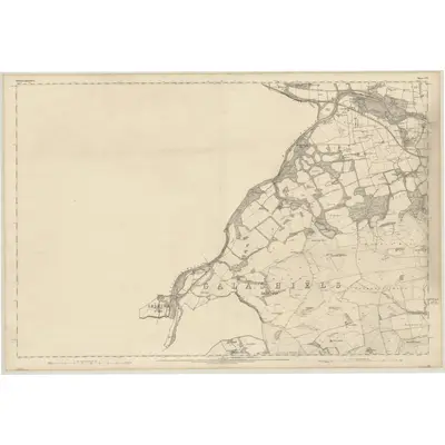 1859 Map of Roxburghshire, Sheet VII, 1863 Print