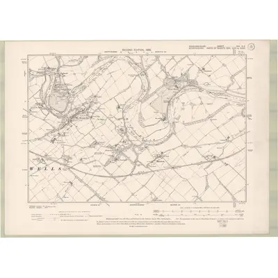 1897 Map of Roxburghshire Sheet VIII.SE, 1899 Print