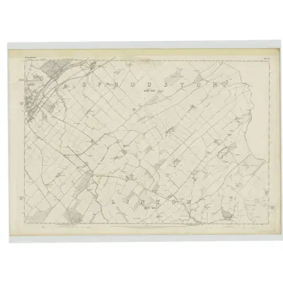 1859 Map of Roxburghshire, Sheet X, 1863 Print