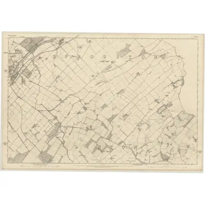 1859 Map of Roxburghshire, Sheet X, 1863 Print